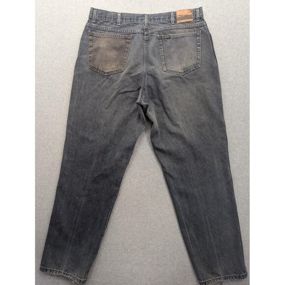 Vintage H.I.S Jeans Mens 42x34 Blue Gray Distressed Stonewash 90s Made USA Y2K - Picture 10 of 15